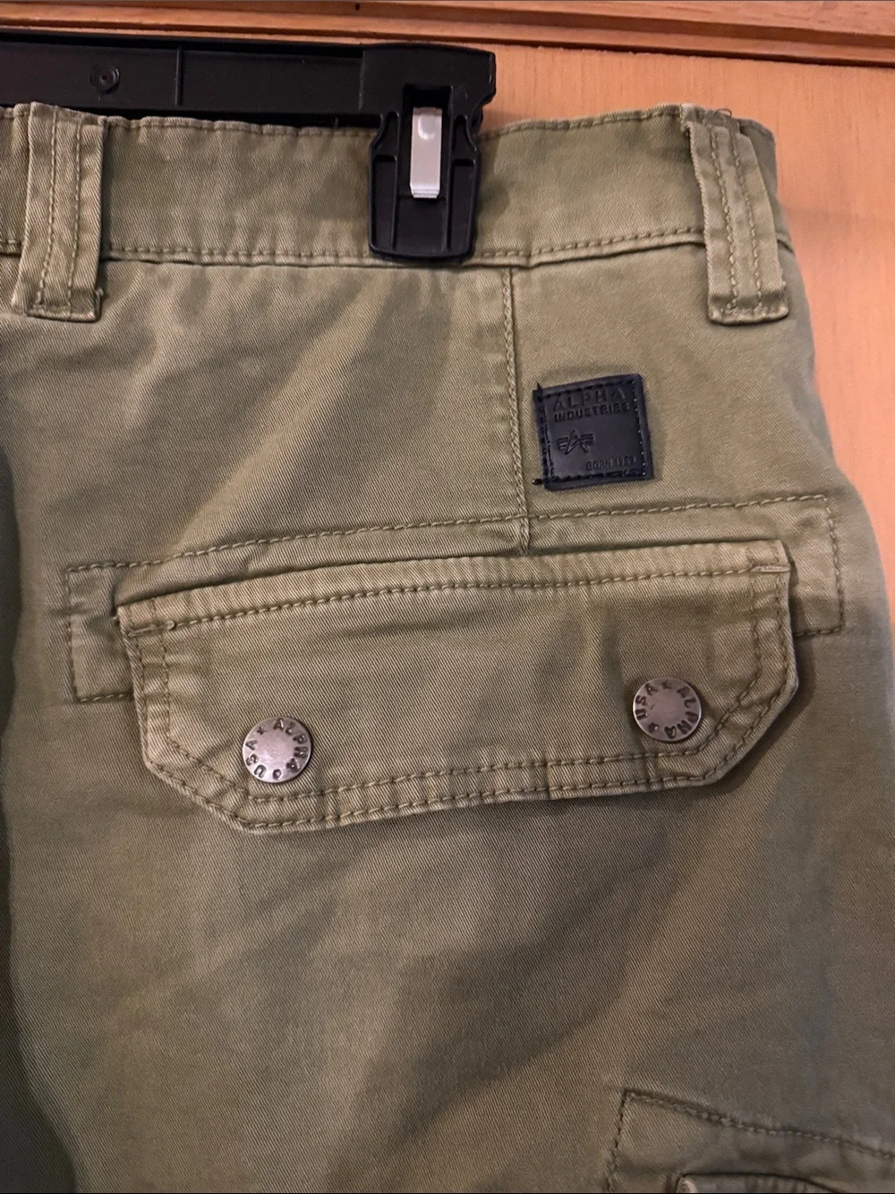 Alpha Industries Men’s Combat Pants LW Cargo Tactical Army Green Size 34